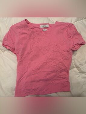 Aritzia Pink Crop Top
